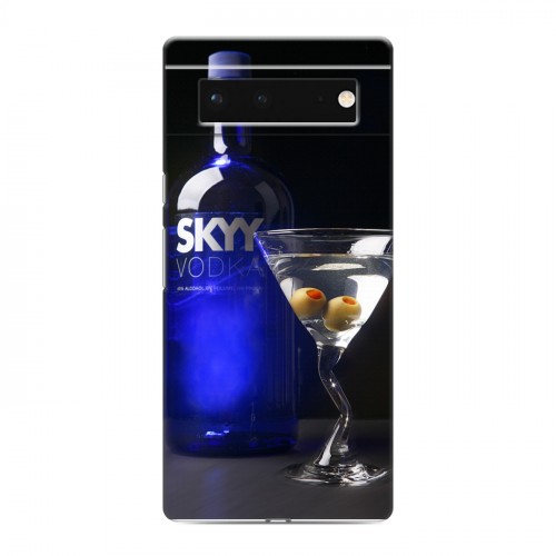 Дизайнерский силиконовый чехол для Google Pixel 6 Skyy Vodka