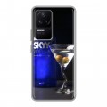 Дизайнерский силиконовый чехол для Xiaomi Poco F4 Skyy Vodka