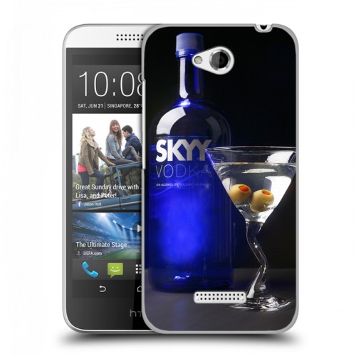 Дизайнерский пластиковый чехол для HTC Desire 616 Skyy Vodka