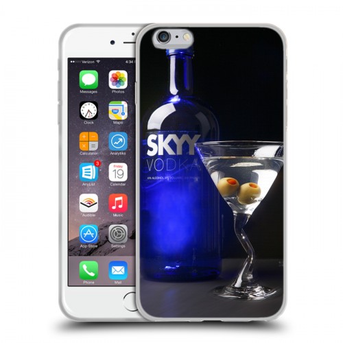 Дизайнерский силиконовый чехол для Iphone 6 Plus/6s Plus Skyy Vodka