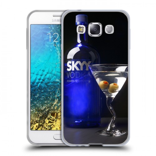 Дизайнерский пластиковый чехол для Samsung Galaxy E5 Skyy Vodka