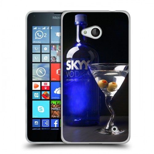 Дизайнерский пластиковый чехол для Microsoft Lumia 640 Skyy Vodka