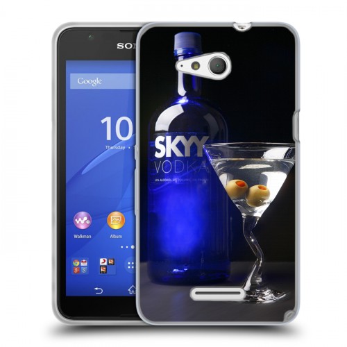 Дизайнерский пластиковый чехол для Sony Xperia E4g Skyy Vodka