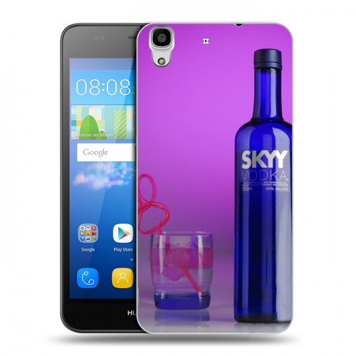 Дизайнерский пластиковый чехол для Huawei Y6 Skyy Vodka