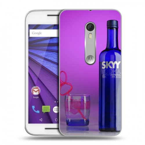 Дизайнерский пластиковый чехол для Lenovo Moto G Skyy Vodka