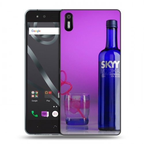 Дизайнерский пластиковый чехол для BQ Aquaris X5 Skyy Vodka