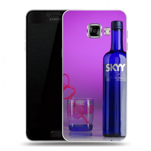 Дизайнерский пластиковый чехол для Samsung Galaxy C5 Skyy Vodka