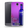 Дизайнерский силиконовый чехол для ZTE Blade L5 Skyy Vodka