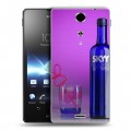 Дизайнерский пластиковый чехол для Sony Xperia TX Skyy Vodka