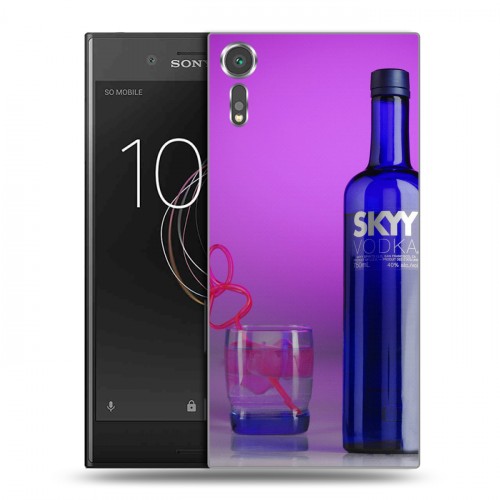 Дизайнерский пластиковый чехол для Sony Xperia XZs Skyy Vodka