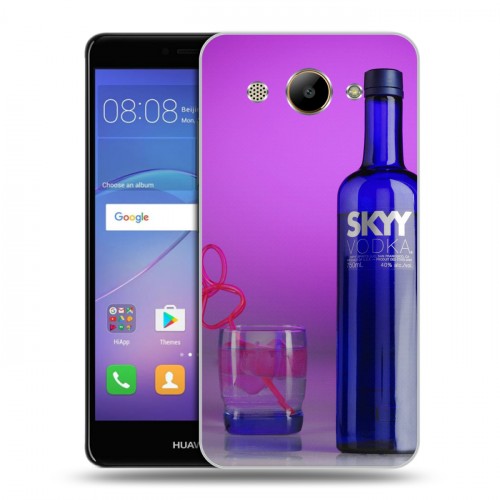 Дизайнерский пластиковый чехол для Huawei Y3 (2017) Skyy Vodka