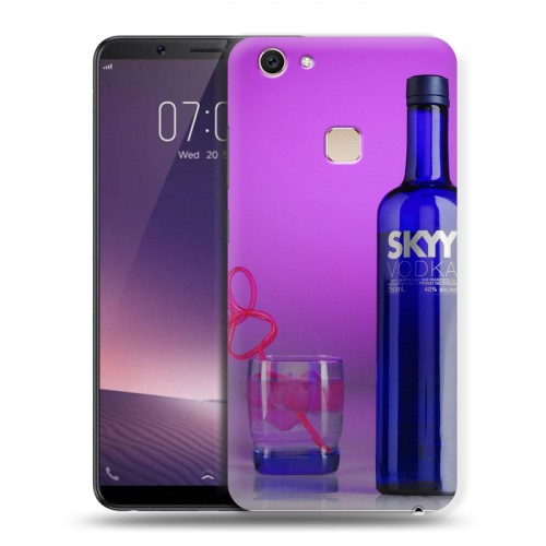 Дизайнерский пластиковый чехол для Vivo V7 Plus Skyy Vodka