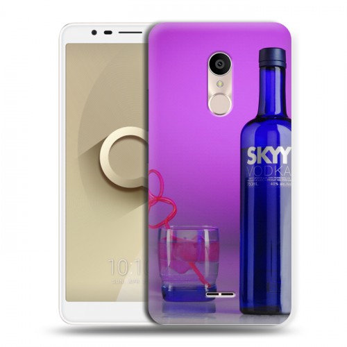 Дизайнерский силиконовый чехол для Alcatel 3C Skyy Vodka