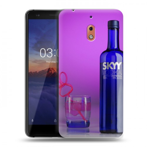 Дизайнерский силиконовый чехол для Nokia 2.1 Skyy Vodka