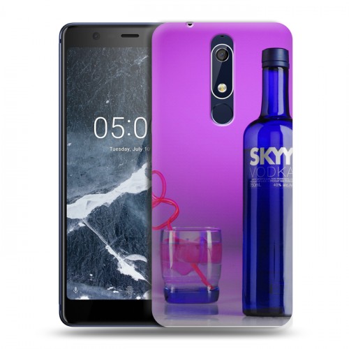 Дизайнерский пластиковый чехол для Nokia 5.1 Skyy Vodka