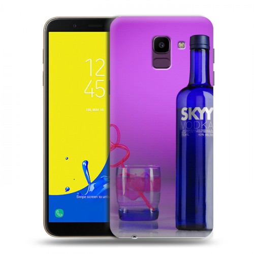 Дизайнерский пластиковый чехол для Samsung Galaxy J6 Skyy Vodka