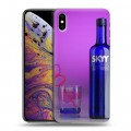 Дизайнерский силиконовый чехол для Iphone Xs Max Skyy Vodka