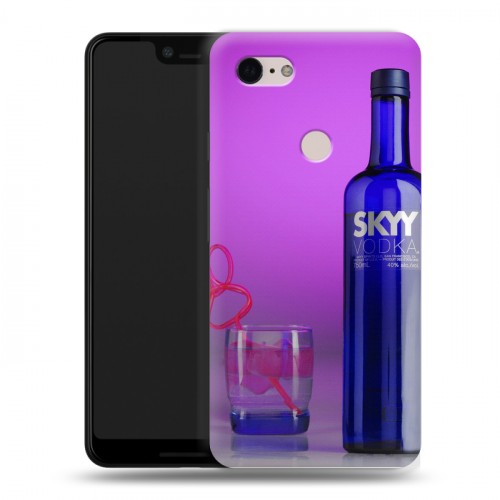 Дизайнерский силиконовый чехол для Google Pixel 3 XL Skyy Vodka