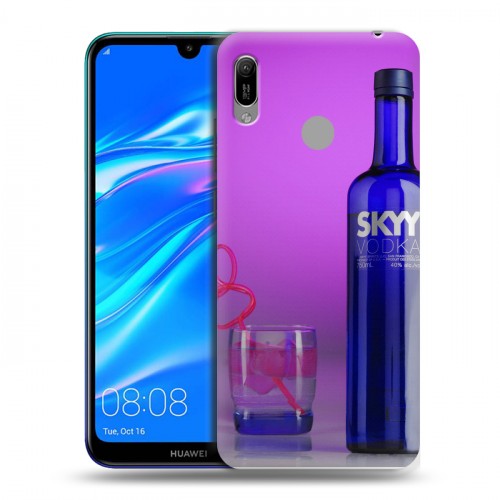 Дизайнерский пластиковый чехол для Huawei Y6 (2019) Skyy Vodka