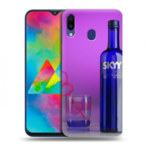 Дизайнерский пластиковый чехол для Samsung Galaxy M20 Skyy Vodka