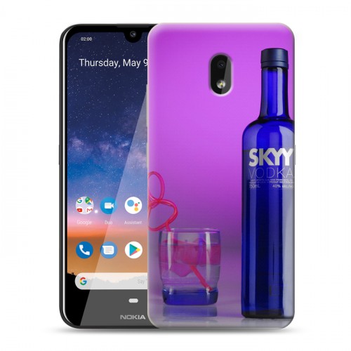 Дизайнерский пластиковый чехол для Nokia 2.2 Skyy Vodka