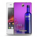 Дизайнерский пластиковый чехол для Sony Xperia E Skyy Vodka