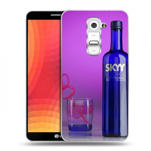 Дизайнерский пластиковый чехол для LG Optimus G2 Skyy Vodka