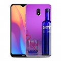 Дизайнерский силиконовый с усиленными углами чехол для Xiaomi RedMi 8A Skyy Vodka