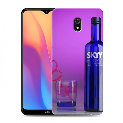 Дизайнерский силиконовый с усиленными углами чехол для Xiaomi RedMi 8A Skyy Vodka