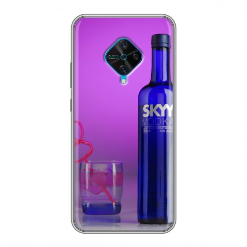 Дизайнерский силиконовый чехол для Vivo V17 Skyy Vodka