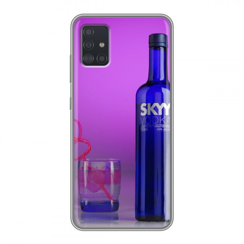 Дизайнерский силиконовый чехол для Samsung Galaxy A51 Skyy Vodka