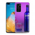 Дизайнерский пластиковый чехол для Huawei P40 Skyy Vodka