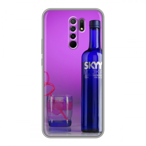 Дизайнерский силиконовый чехол для Xiaomi RedMi 9 Skyy Vodka