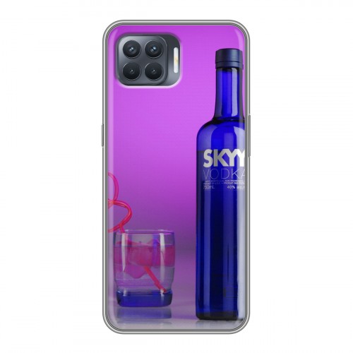 Дизайнерский пластиковый чехол для OPPO Reno4 Lite Skyy Vodka