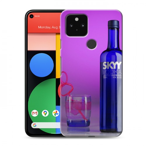 Дизайнерский пластиковый чехол для Google Pixel 5 Skyy Vodka