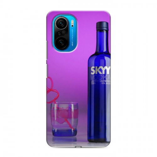 Дизайнерский силиконовый чехол для Xiaomi Poco F3 Skyy Vodka