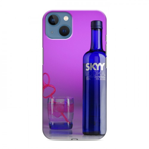 Дизайнерский силиконовый чехол для Iphone 13 Skyy Vodka