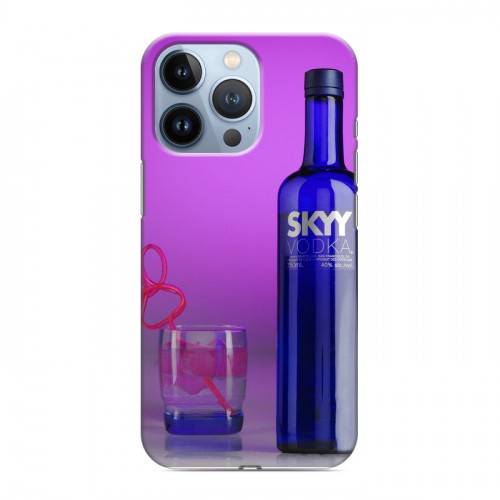 Дизайнерский силиконовый чехол для Iphone 13 Pro Skyy Vodka