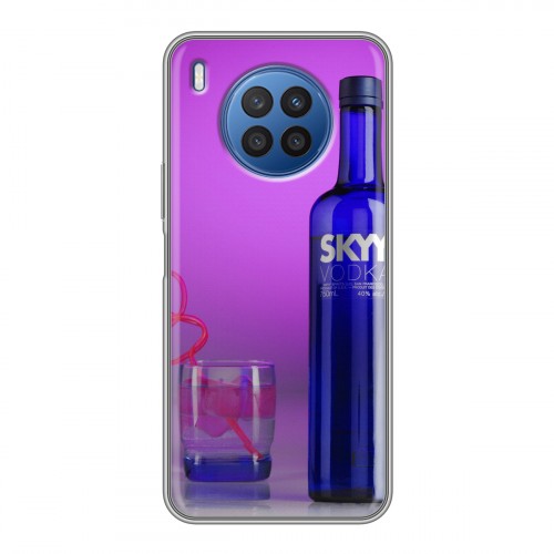 Дизайнерский силиконовый чехол для Huawei Nova 8i Skyy Vodka