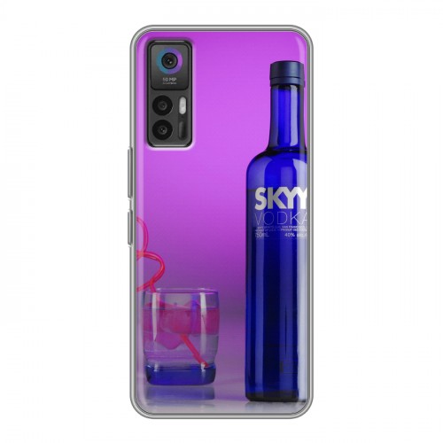 Дизайнерский силиконовый чехол для TCL 30 Skyy Vodka