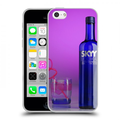 Дизайнерский пластиковый чехол для Iphone 5c Skyy Vodka