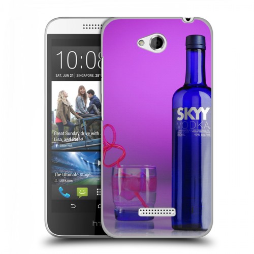 Дизайнерский силиконовый чехол для HTC Desire 616 Skyy Vodka