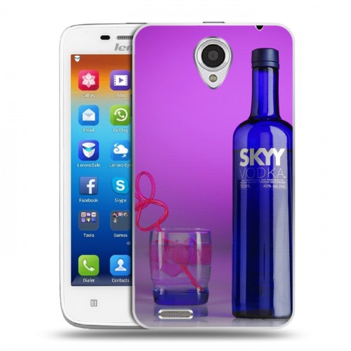 Дизайнерский пластиковый чехол для Lenovo S650 Ideaphone Skyy Vodka