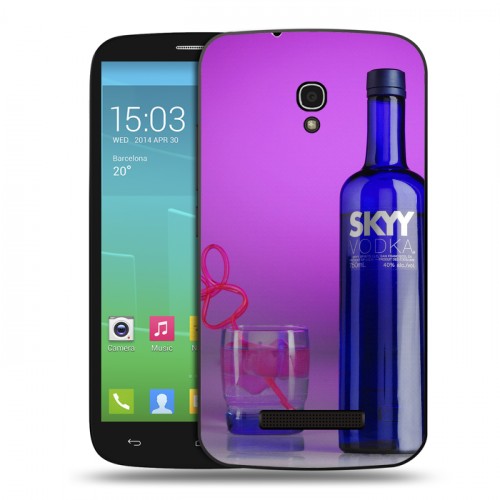 Дизайнерский пластиковый чехол для Alcatel One Touch Pop S9 Skyy Vodka