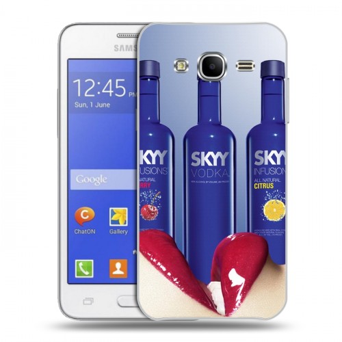 Дизайнерский силиконовый чехол для Samsung Galaxy J7 Skyy Vodka