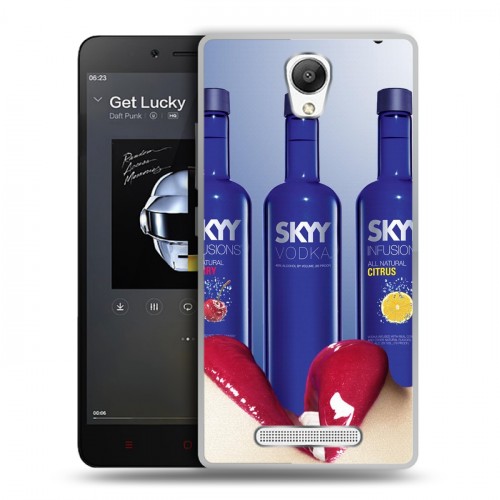 Дизайнерский пластиковый чехол для Xiaomi RedMi Note 2 Skyy Vodka