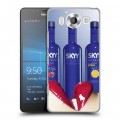 Дизайнерский пластиковый чехол для Microsoft Lumia 950 Skyy Vodka