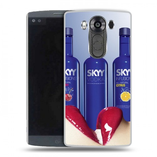 Дизайнерский пластиковый чехол для LG V10 Skyy Vodka