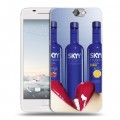 Дизайнерский пластиковый чехол для HTC One A9 Skyy Vodka