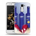 Дизайнерский пластиковый чехол для LG K8 Skyy Vodka